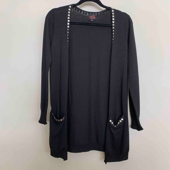 Katie Judith Black Open Cardigan - Picture 1 of 4